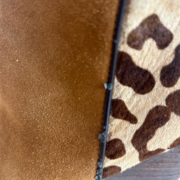 Very Volatile Leopard Calf Hair Leather Ankle Chelsea - Picture 7 of 8
